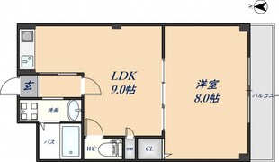 ブランチ613の物件間取画像